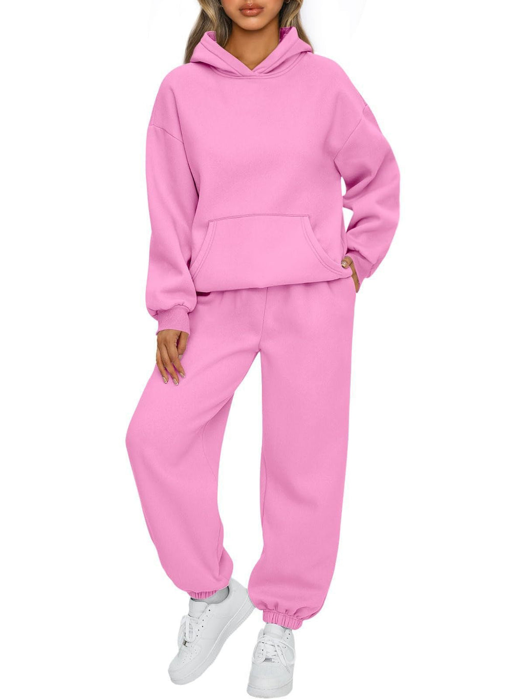 Women's Two-piece Casual Hoodie Sportswear Trousers Suit - RICALOUX