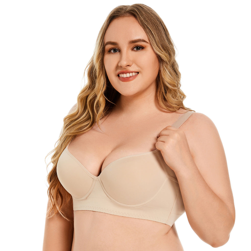 Plus-size Seamless Underwire Bra For Uplift And Shaping – Premium 0 | RICALOUX