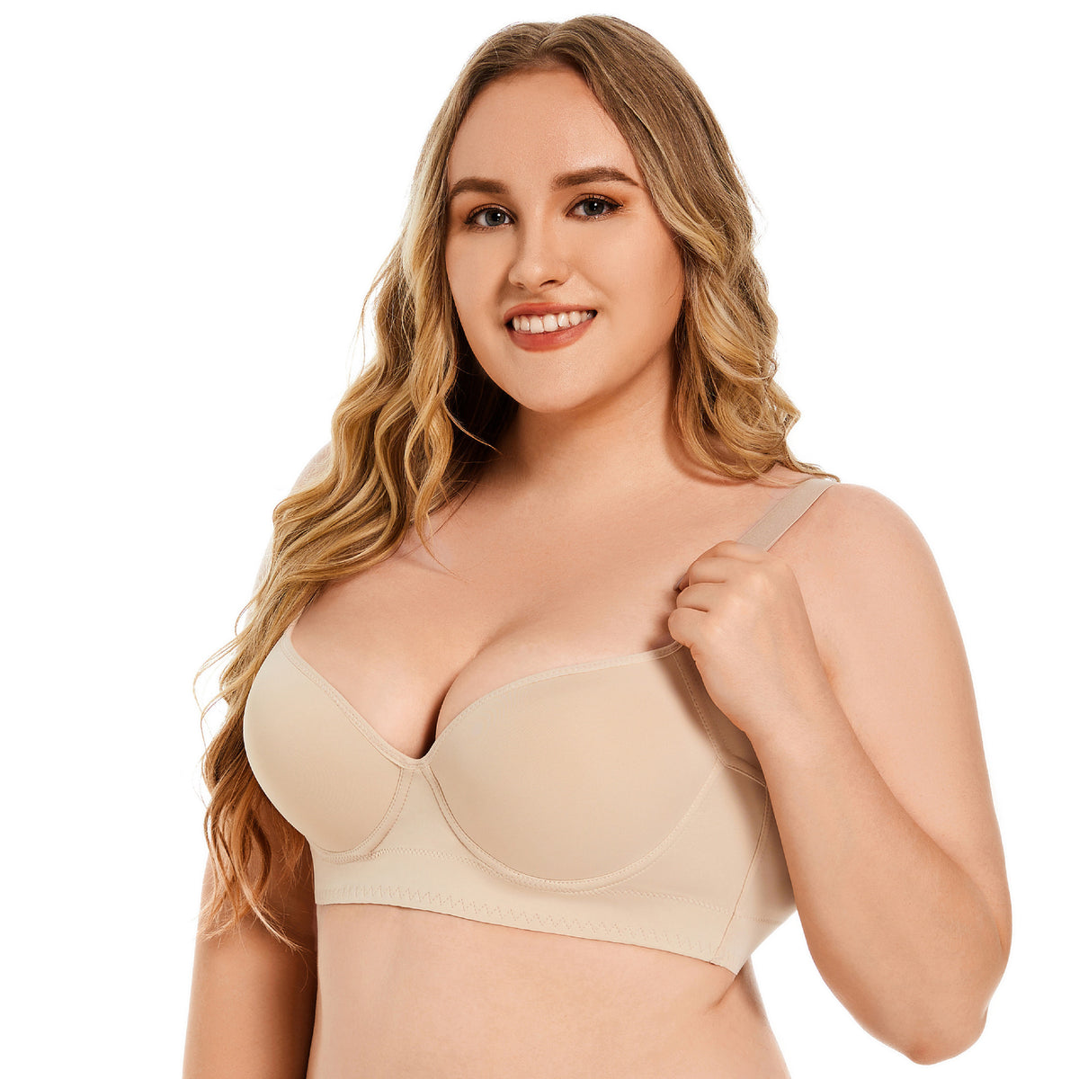 Plus-size Seamless Underwire Bra For Uplift And Shaping – Premium 0 | RICALOUX