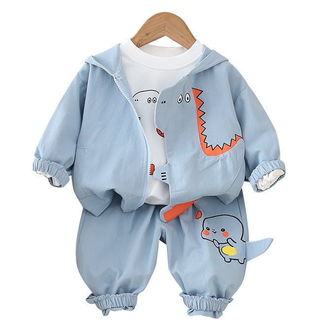 New Boys Spring Clothing Set Three-piece Set - RICALOUX