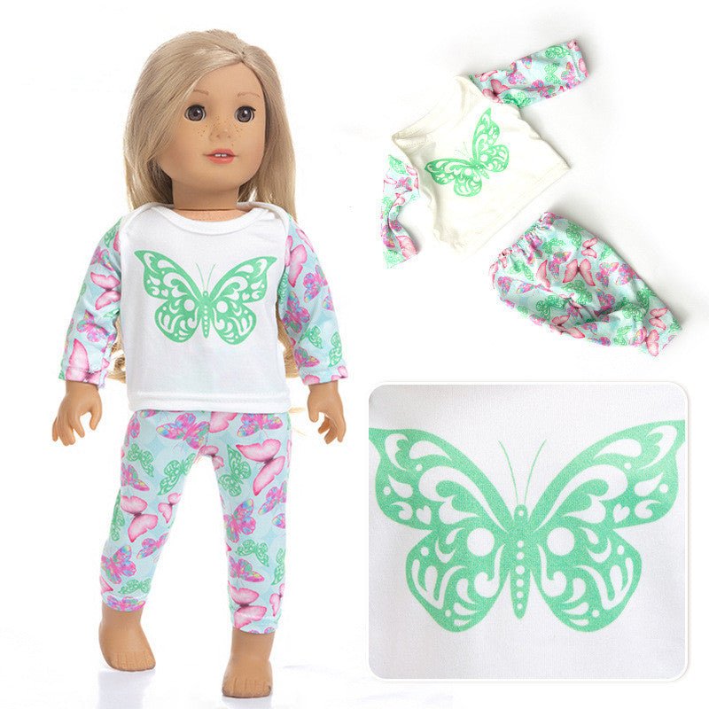 Doll Pajama Set American Girl Shaf Doll Clothes - RICALOUX