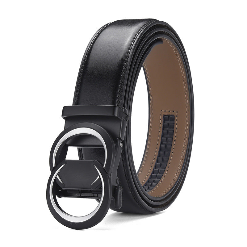 Mens Versatile Business Casual Denim Belt by Ricaloux