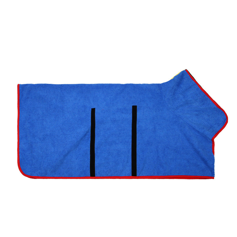 Absorbent Pet Bathrobe With Waist-wrapped Microfiber by Ricaloux