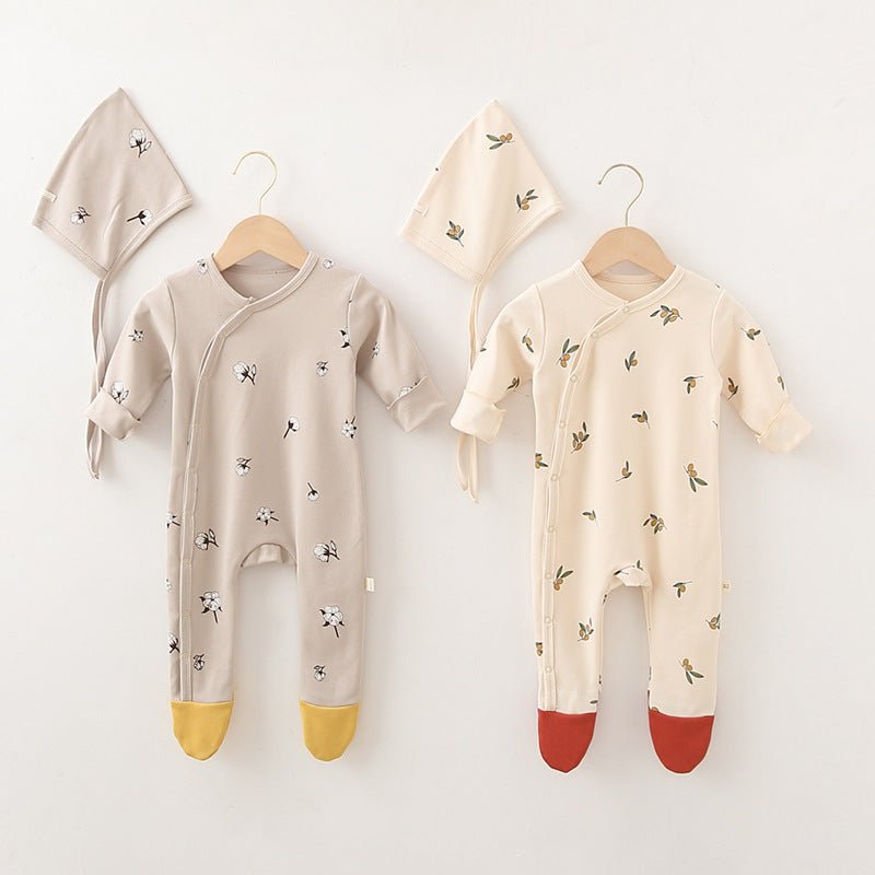Cotton Printed Romper For Babies - RICALOUX