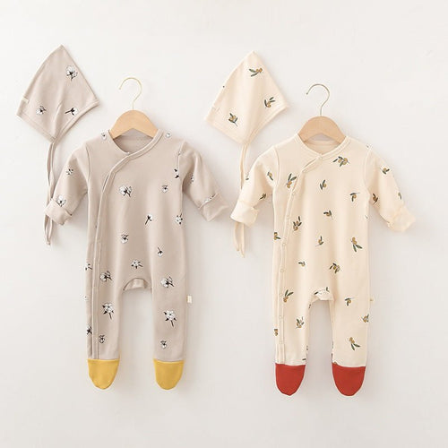 Cotton Printed Romper For Babies - RICALOUX