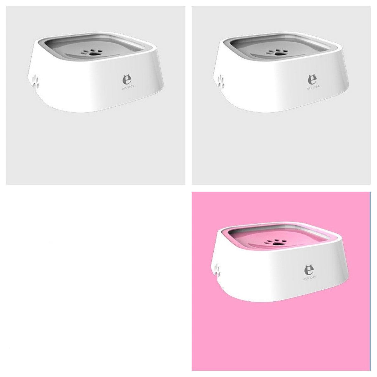 1.5L Cat Dog Water Bowl Carried Floating Bowl Anti-Overflow Slow Water Feeder Dispenser Pet Fountain ABS&PP Dog Supplies by Ricaloux