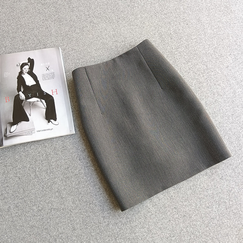 New Summer And Autumn Style Simple High-waisted A-line Solid Color Short Skirt – Premium 0 | RICALOUX