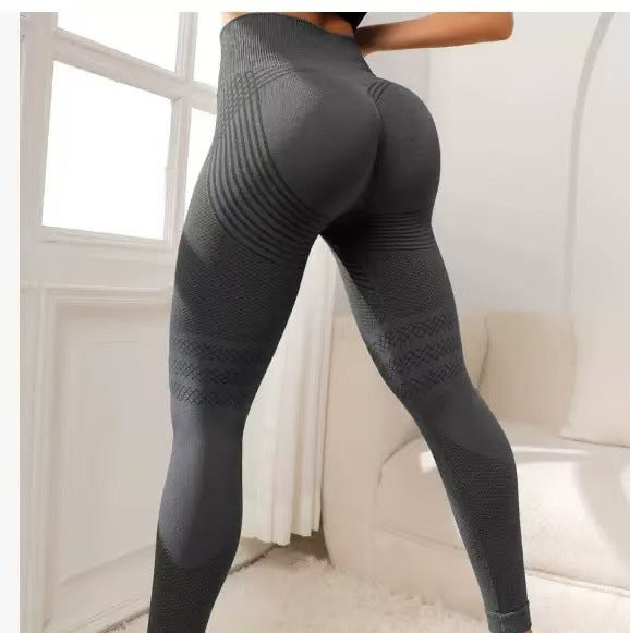 European And American Cross-Border Seamless High-Waist Butt-Lifting Fitness Pants by Ricaloux