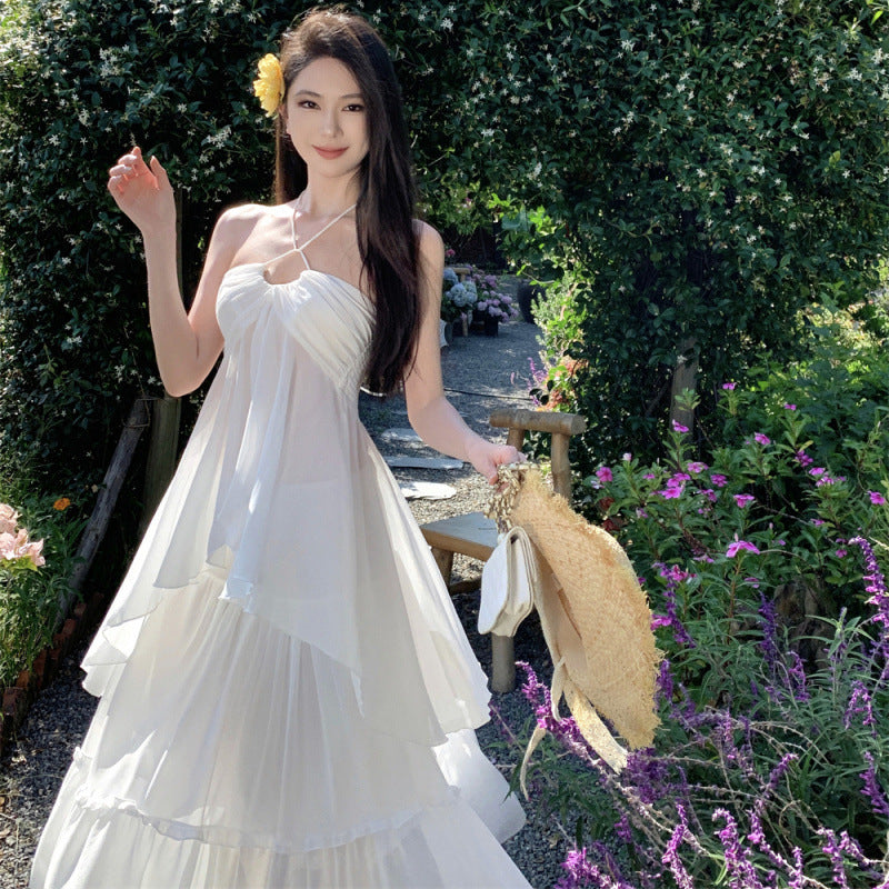 Tube Top Ethereal, Voluminous Midi Skirt by Ricaloux