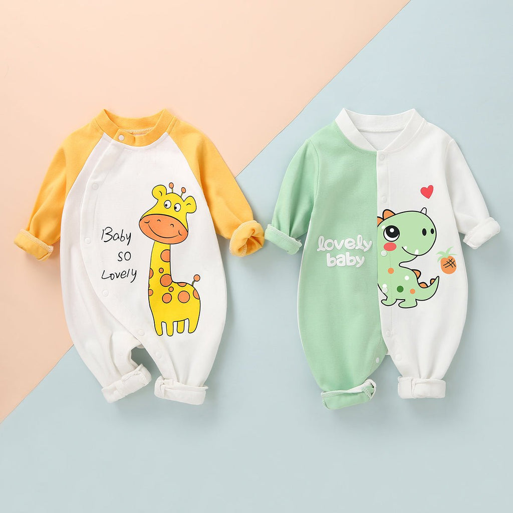 Long-sleeved Romper Girl Baby Clothes Autumn Suit - RICALOUX