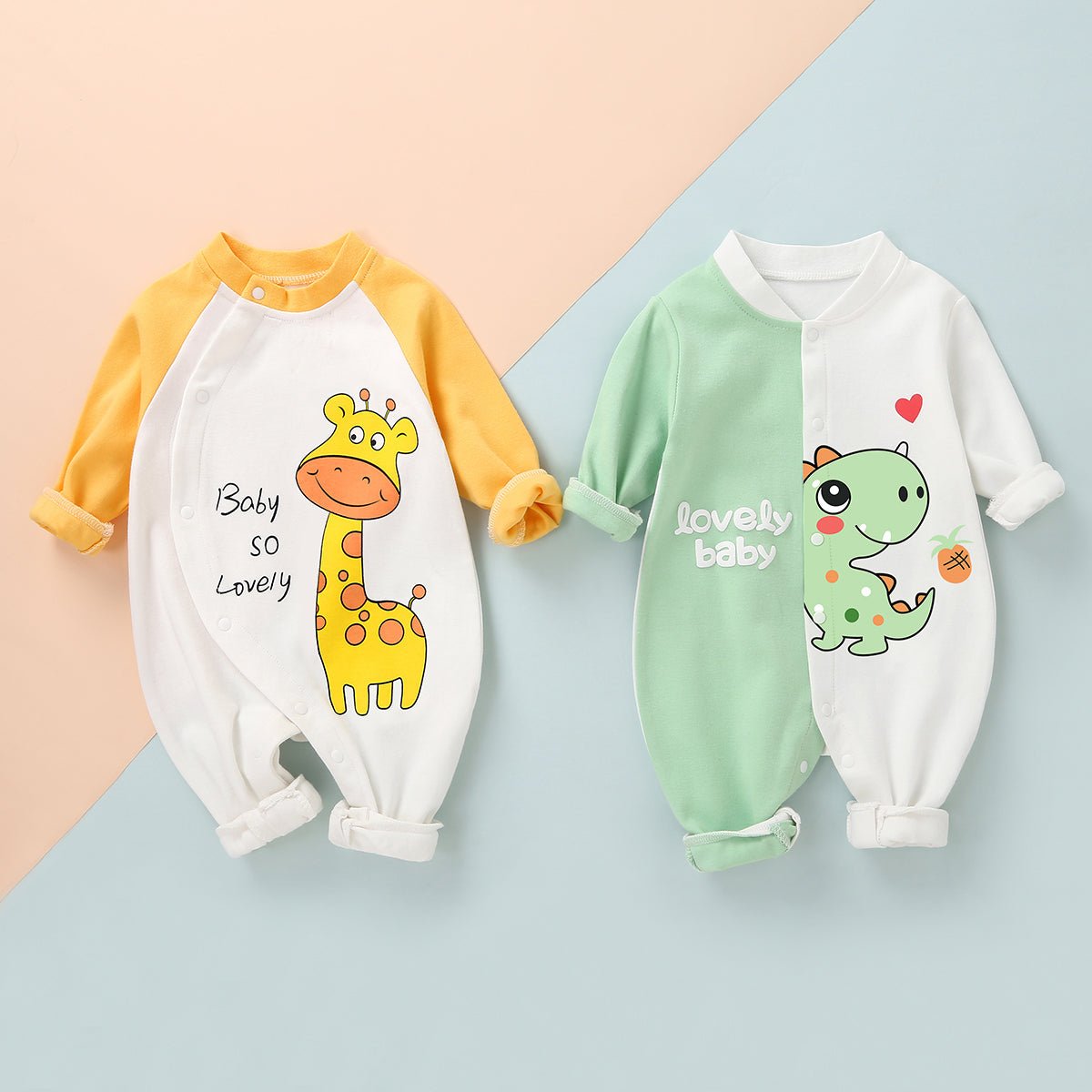 Long-sleeved Romper Girl Baby Clothes Autumn Suit - RICALOUX
