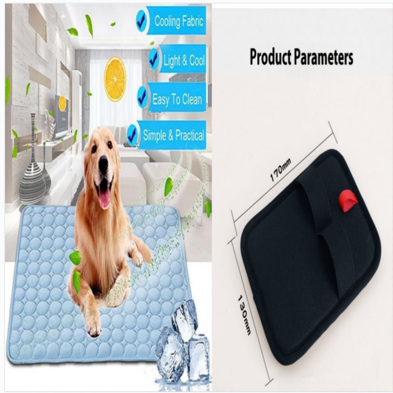 Pet Dog Cat Ice Silk Cold Nest Pad For Cooling In Summer - RICALOUX