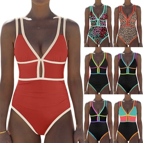 Color Block Sexy Flattering Swimsuit For Women – Premium 0 | RICALOUX