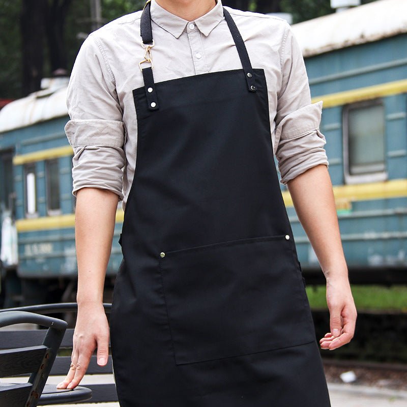 Home Kitchen Cooking Baking Drawing Men's And Women's Canvas Apron - RICALOUX
