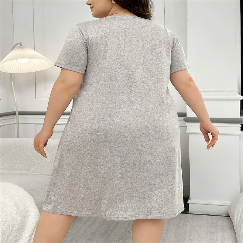 New Stylish And Comfortable Womens Round Neck Dress by Ricaloux