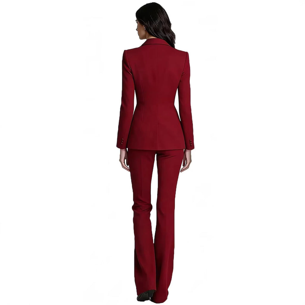 Red Professional Casual Suit With A Premium Feel – Premium 0 | RICALOUX