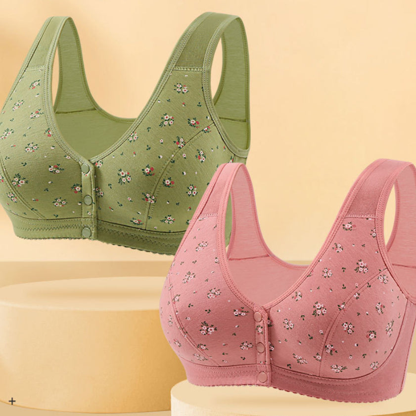 Push-up Bra For Middle-aged And Elderly Women Thin-style Lingerie by Ricaloux