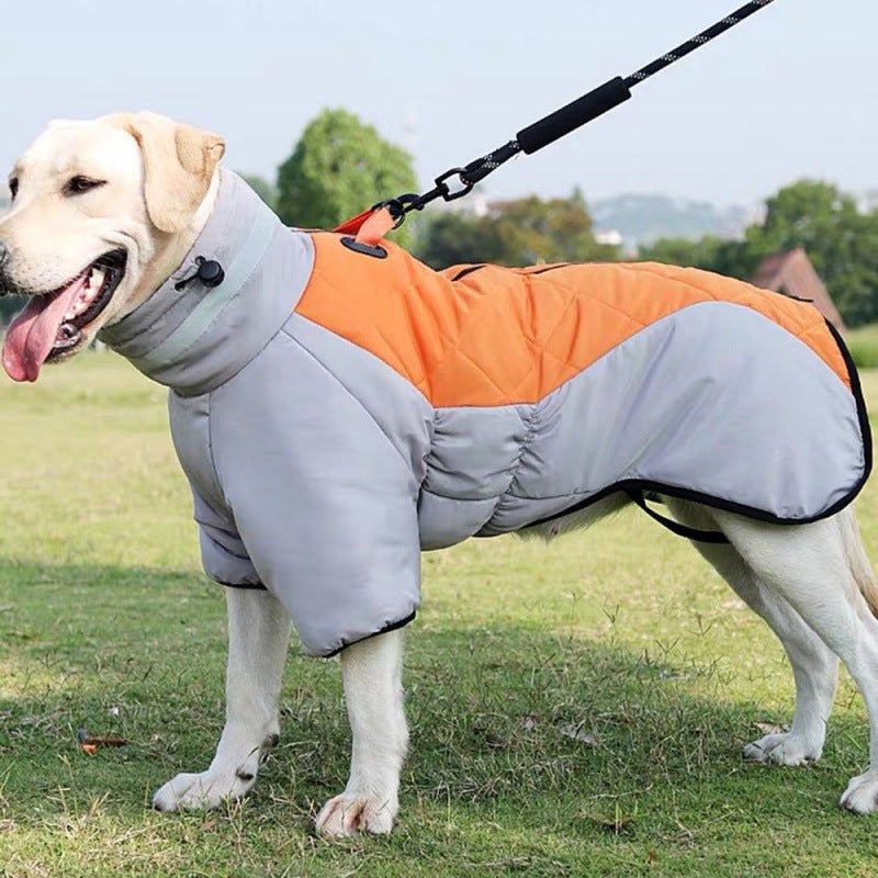 New Winter Dog Coat Waterproof Pet Clothes For Medum Large Dogs Warm Thicken Dog Vest Custome Labrador Jacket - RICALOUX