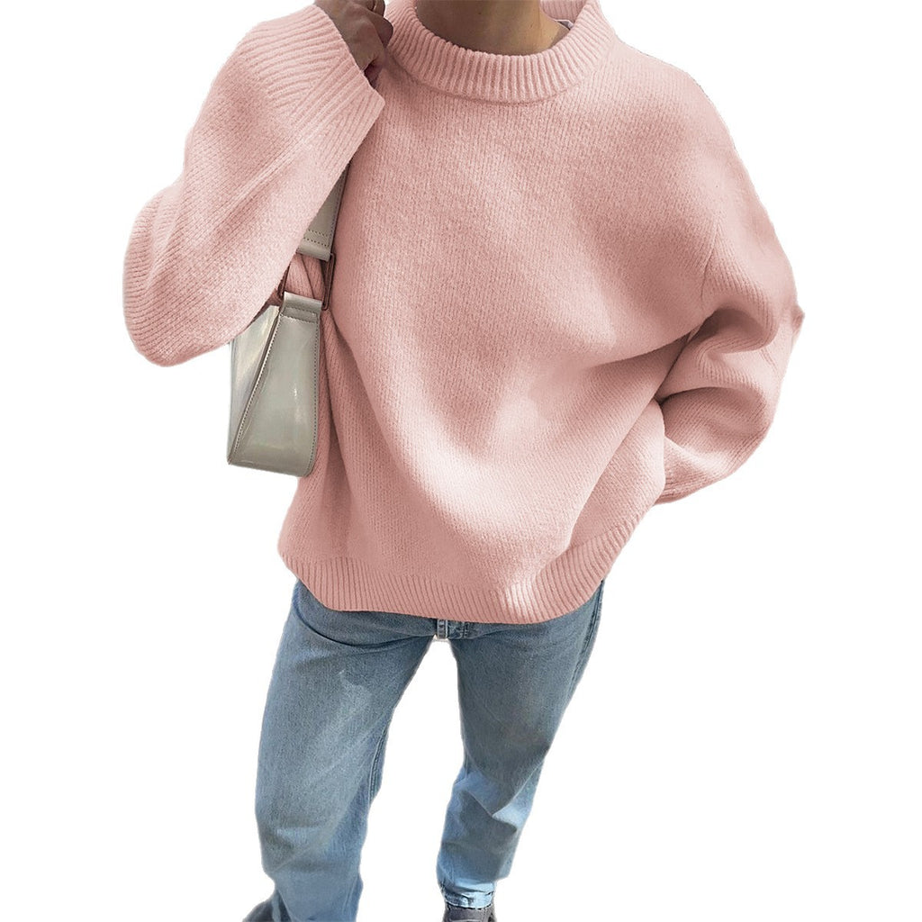 Casual Vacation Knitted Long-Sleeve T-Shirt Sweater by Ricaloux