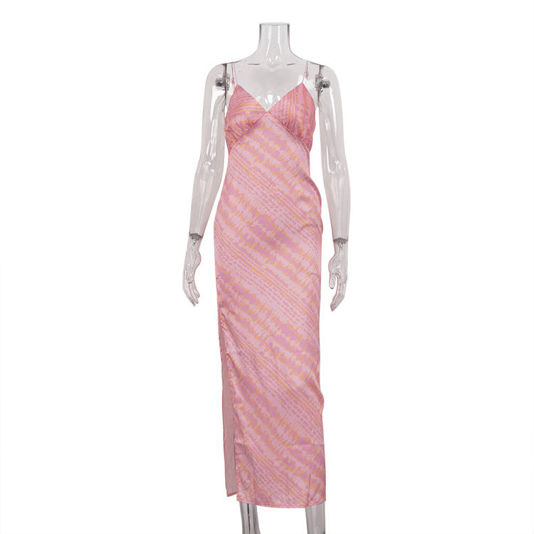 Side-slit Back-revealing Bodycon Maxi Skirt by Ricaloux