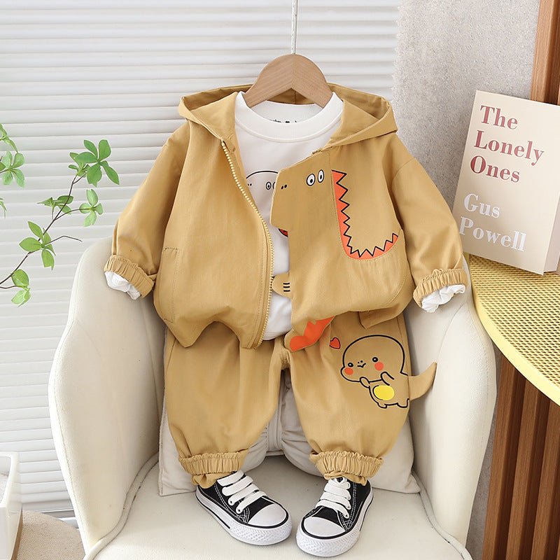 New Boys Spring Clothing Set Three-piece Set - RICALOUX