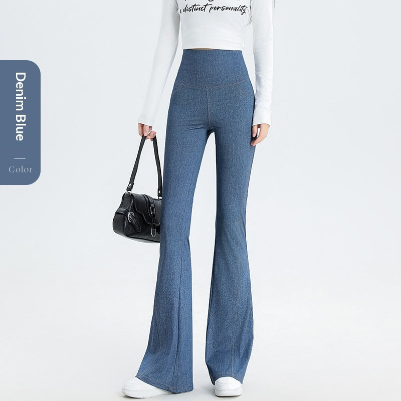 Womens Denim Bootcut Shark Leg Pants – Premium 0 | RICALOUX