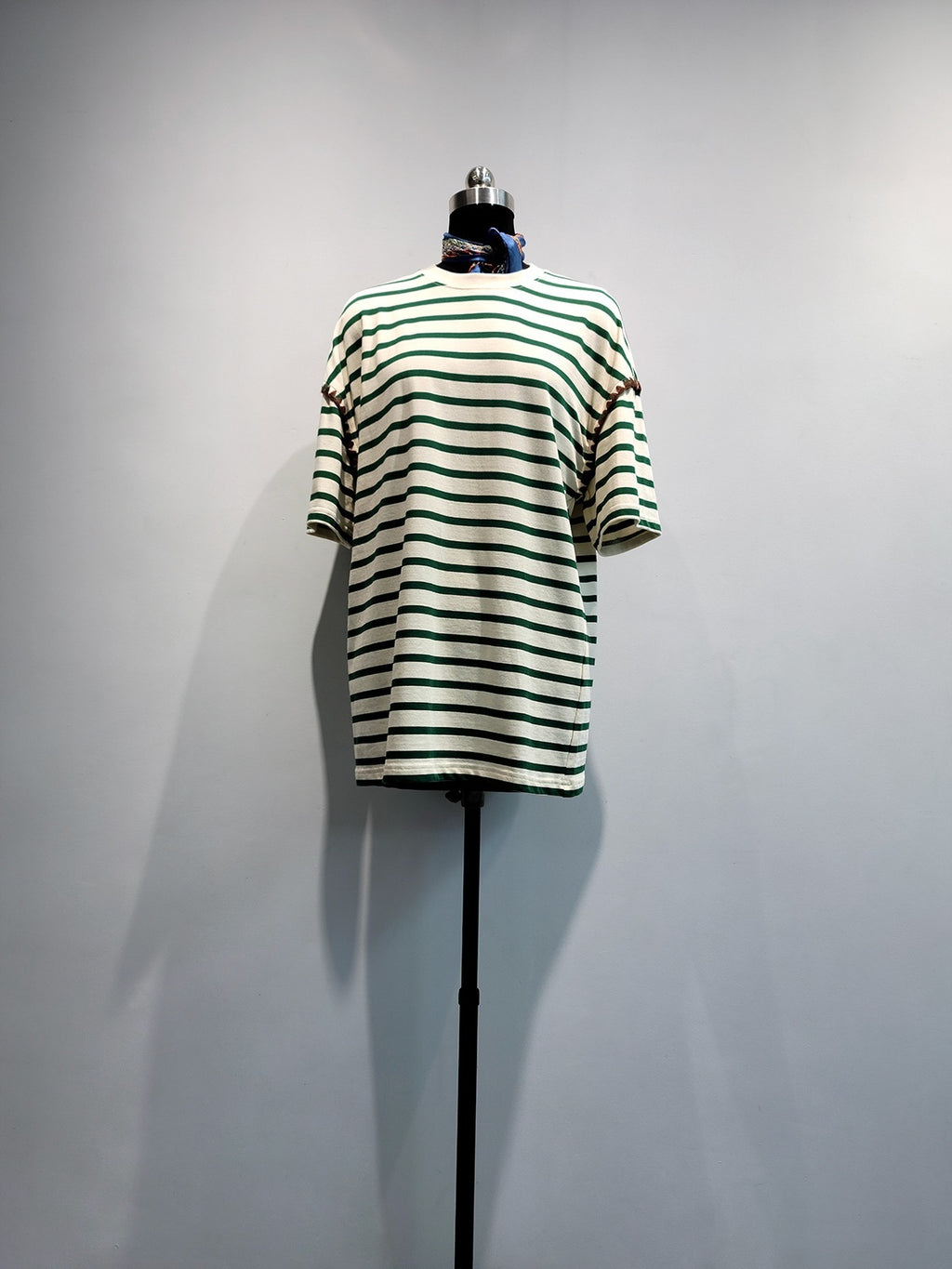 Striped Loose-fitting Long-length Color-block Summer Casual Versatile Top – Premium 0 | RICALOUX