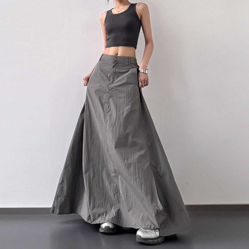 Summer Lightweight Fabric Slit Sun-protection Skirt – Premium 0 | RICALOUX