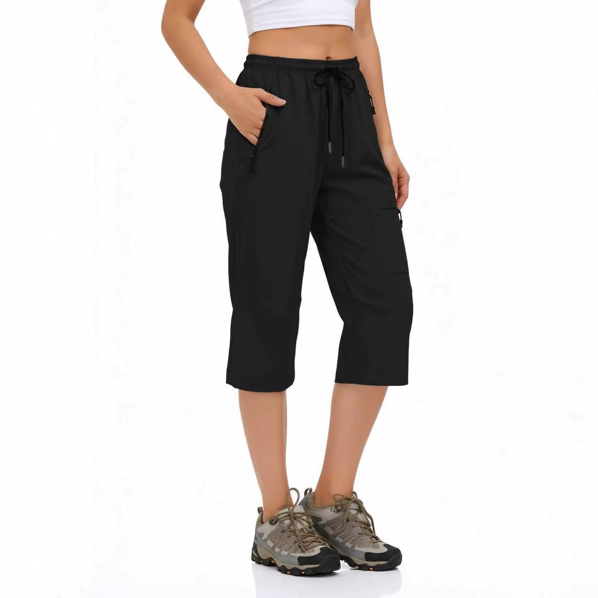 Womens Outdoor Casual Sports Cropped Pants by Ricaloux