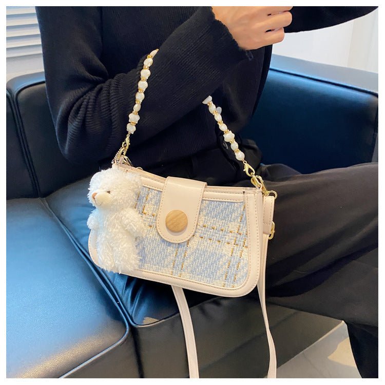 New Shoulder Bag Girls' Casual Messenger Bag Pendant - RICALOUX
