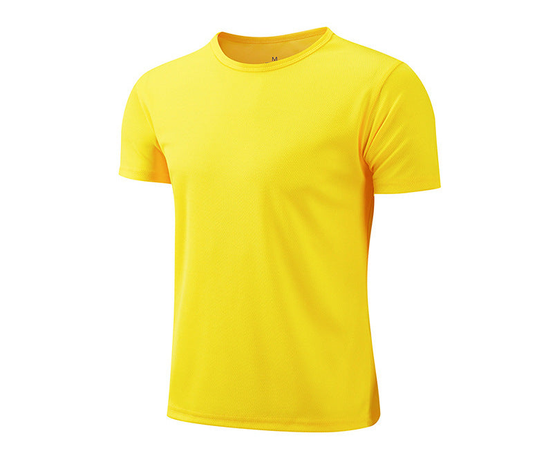 Birds-eye Quick-drying Crew-neck Short-sleeve T-shirt by Ricaloux