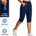 Multi-Pocket Lightweight Quick-Drying Cropped Sports Shorts by Ricaloux