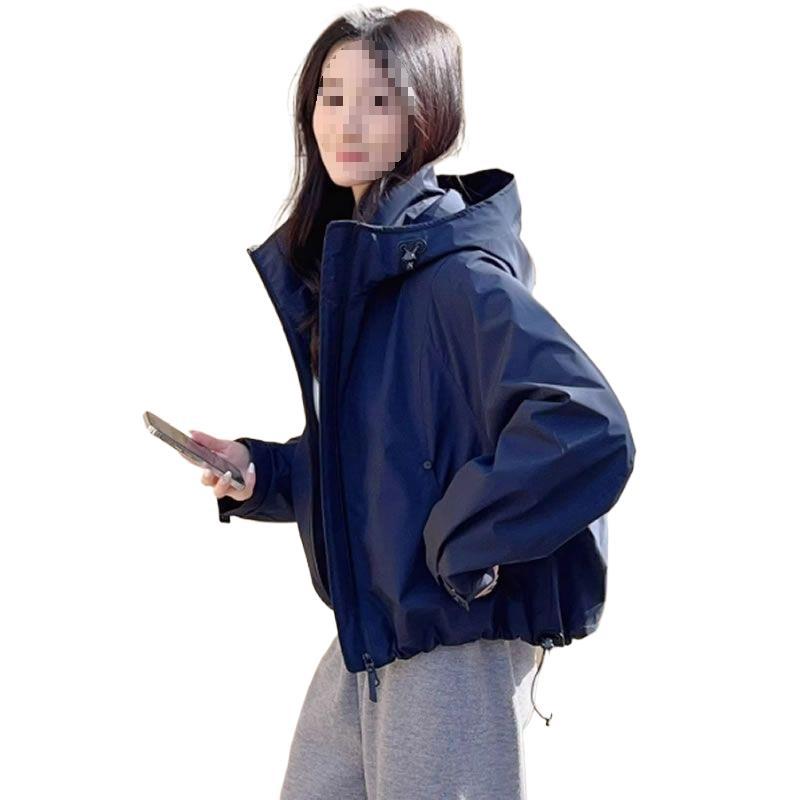 Spring Womens Short Windproof Jacket Outdoor Hiking Coat – Premium 0 | RICALOUX