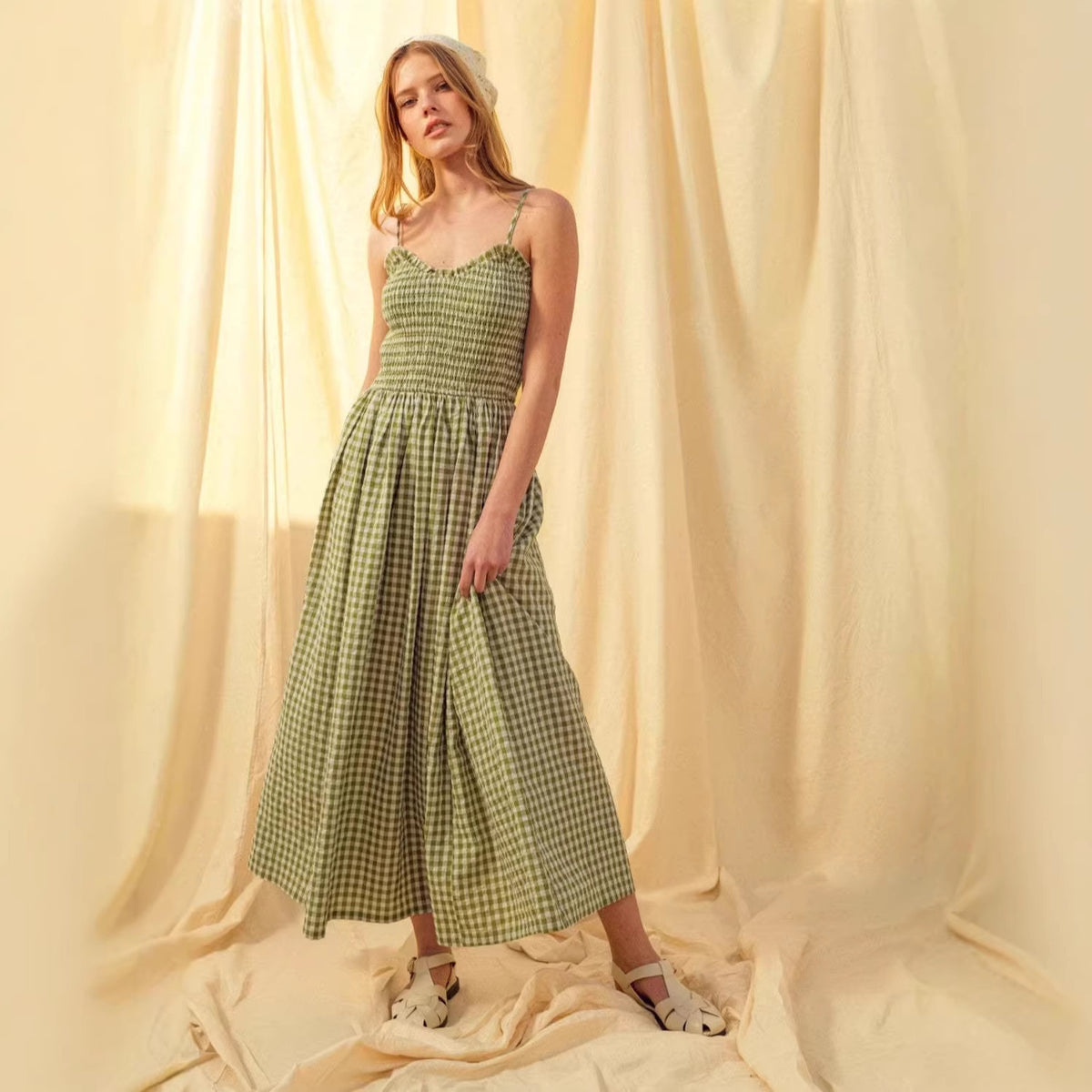 A-line Slimming Dress For Women With A Fitted Waist by Ricaloux