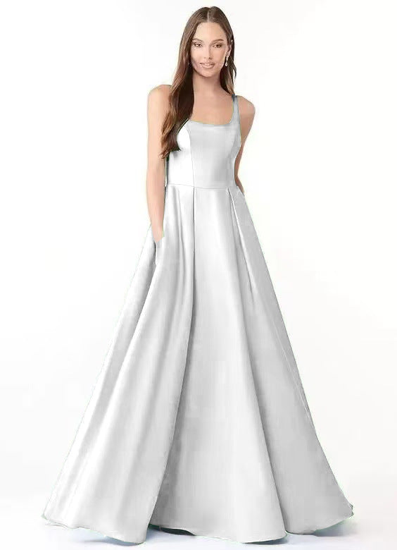 Evening Gown With Straps For Western Banquets by Ricaloux