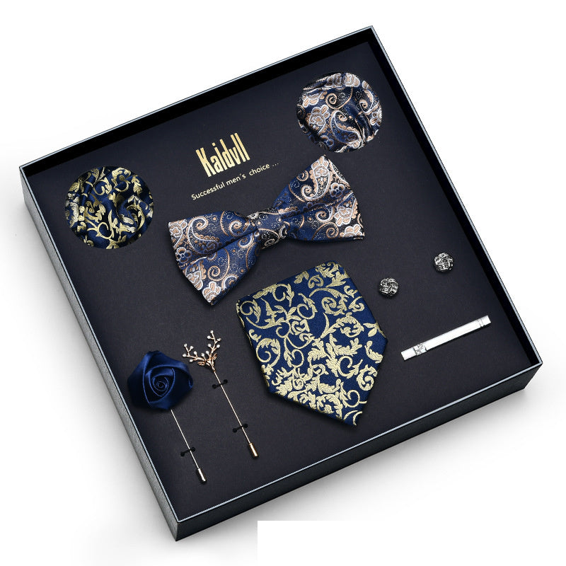 Eight Piece Tie Square Bow Tie Brooch – Premium 0 | RICALOUX