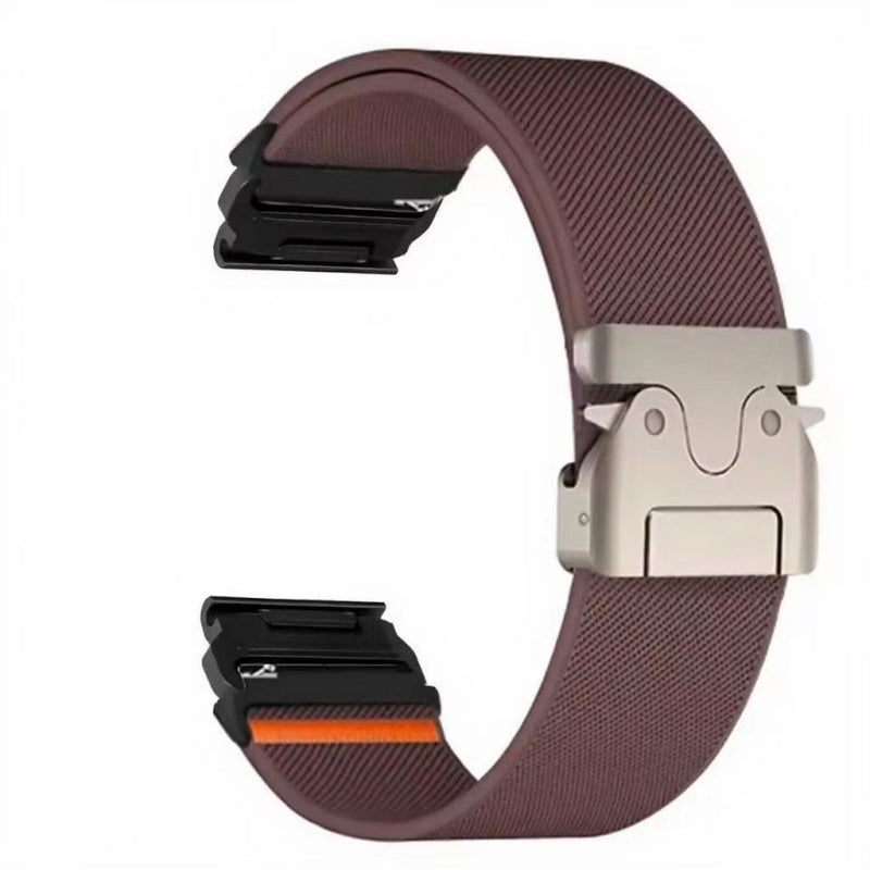 Elastic String Fabric Woven Men Watch Strap by Ricaloux