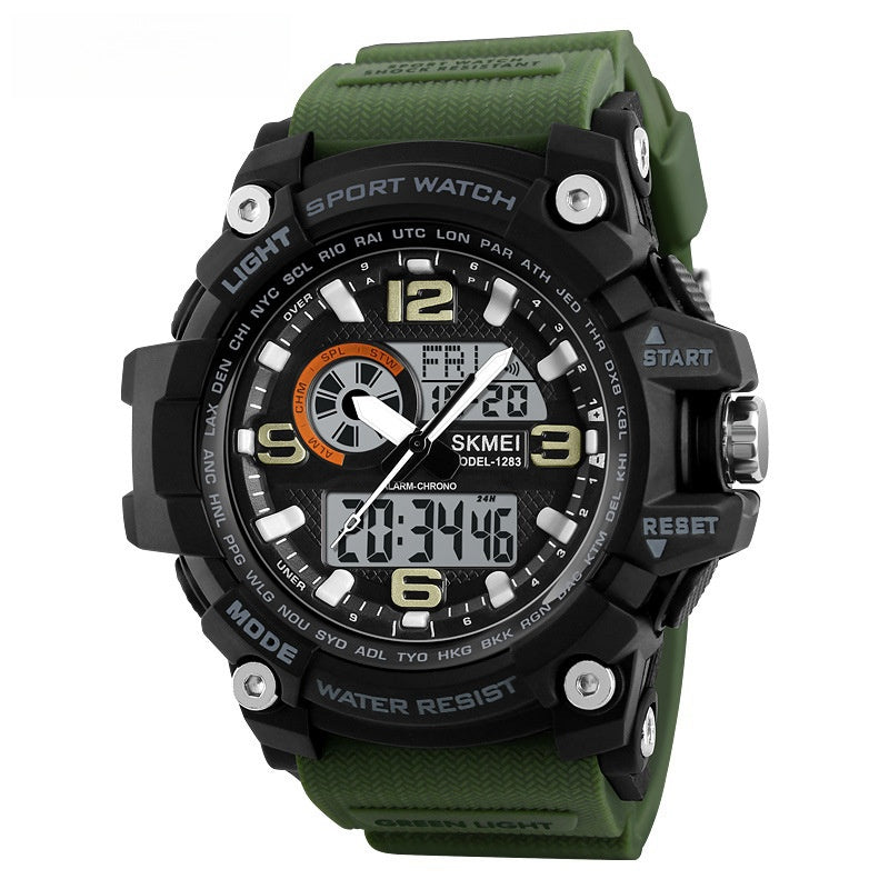 Sports Waterproof Electronic Watch Multifunctional Men by Ricaloux
