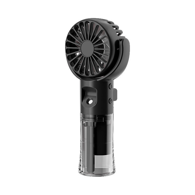 Portable Handheld Spray Fan 4-Speed Water Spray Mist Fan Summer Cooling Artifact USB Charging Summer Supplies Outdoor Mini Fan - RICALOUX