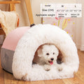 New Splice Portable Pet Nest Portable Autumn And Winter Warm Dog Nest Moisture-proof Long Fur Cat Nest Cross Border Pet Nest by Ricaloux