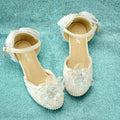 Girls High-heeled Summer Crystal Shoes Show Leather Shoes - RICALOUX