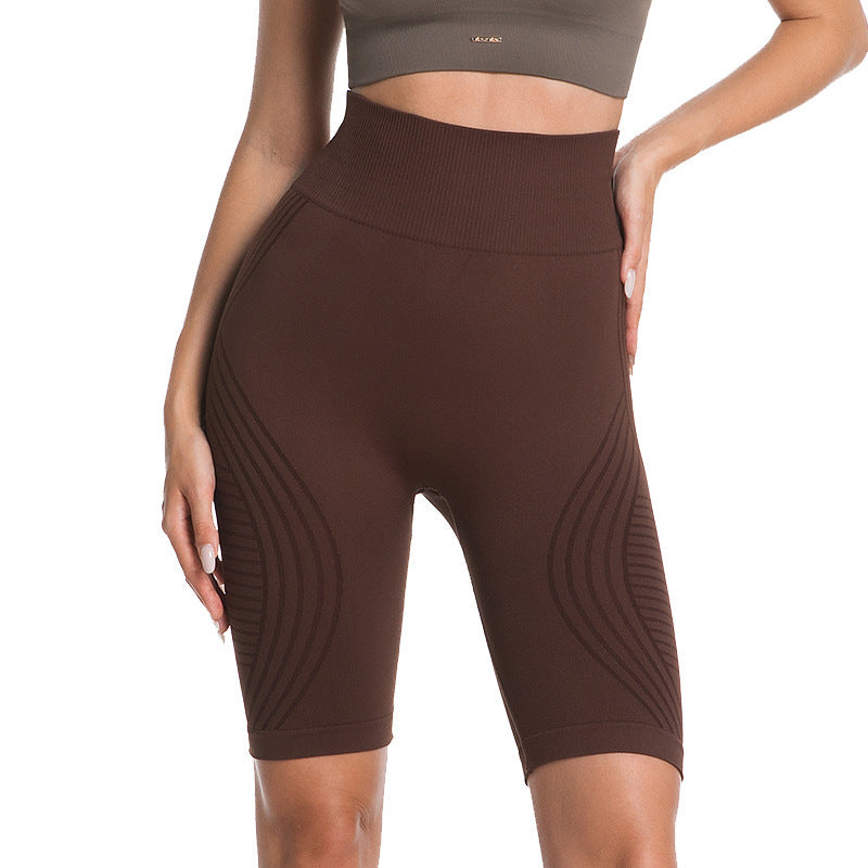 Seamless Butt-lifting Fitness Pants With Tummy-control And Capri-length Yoga Pants – Premium 0 | RICALOUX