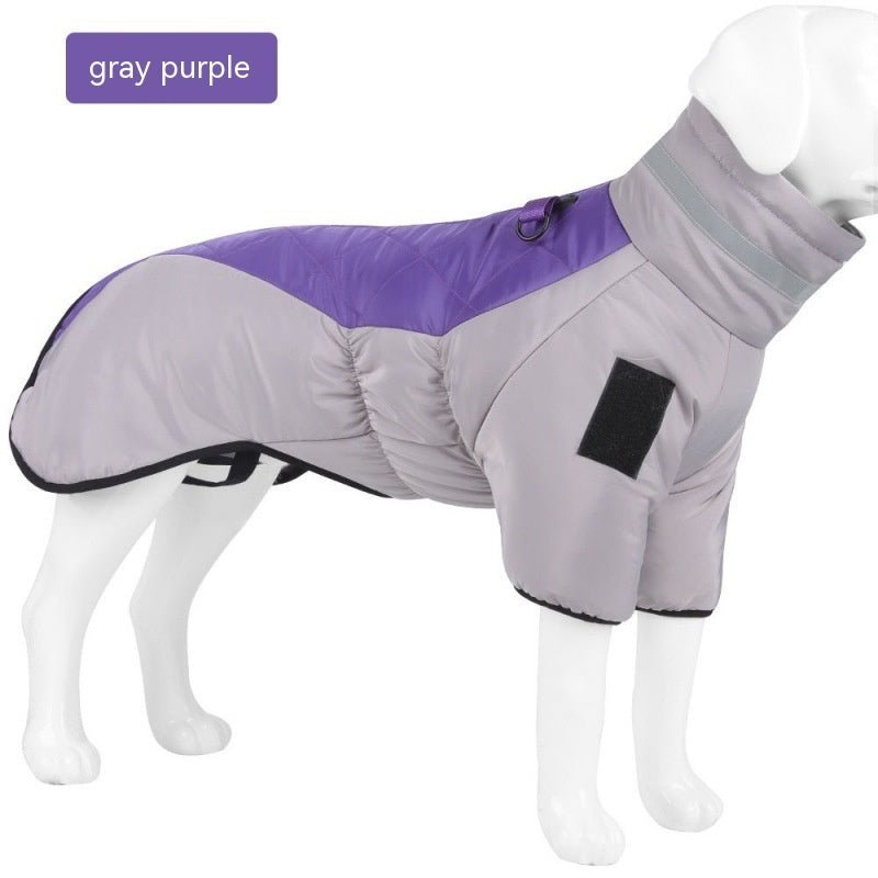 New Winter Dog Coat Waterproof Pet Clothes For Medum Large Dogs Warm Thicken Dog Vest Custome Labrador Jacket - RICALOUX