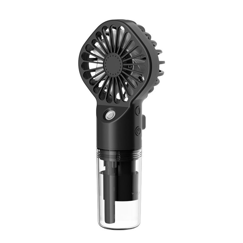 Portable Handheld Spray Fan 4-Speed Water Spray Mist Fan Summer Cooling Artifact USB Charging Summer Supplies Outdoor Mini Fan - RICALOUX