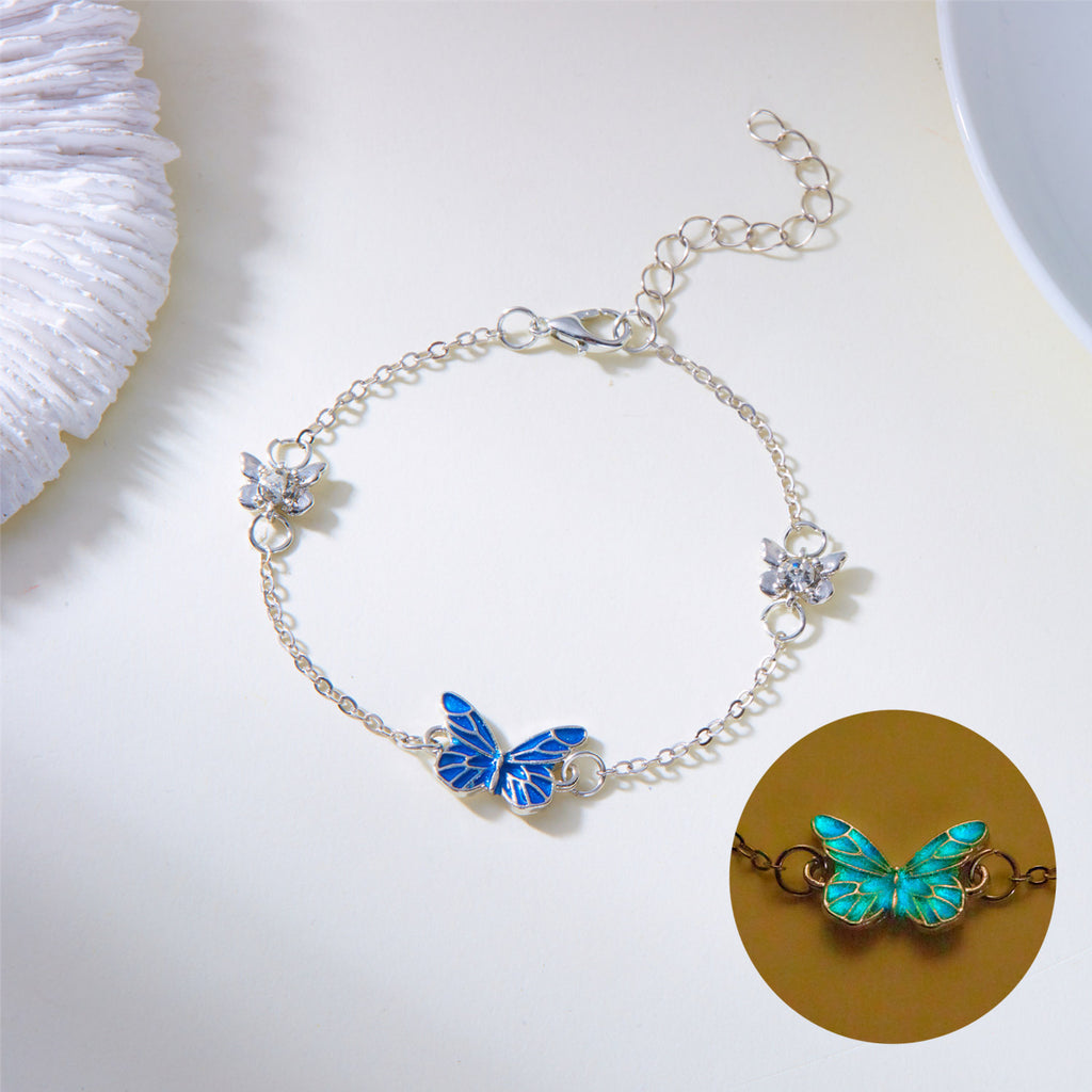 Luminous Jewelry Butterfly Bracelet For Women by Ricaloux
