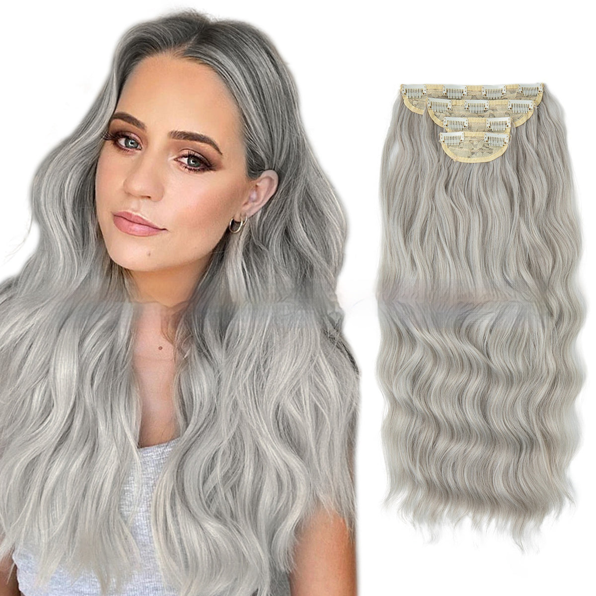 High-temperature Fiber Wig Women's Wig Set Four-piece Set – Premium 0 | RICALOUX