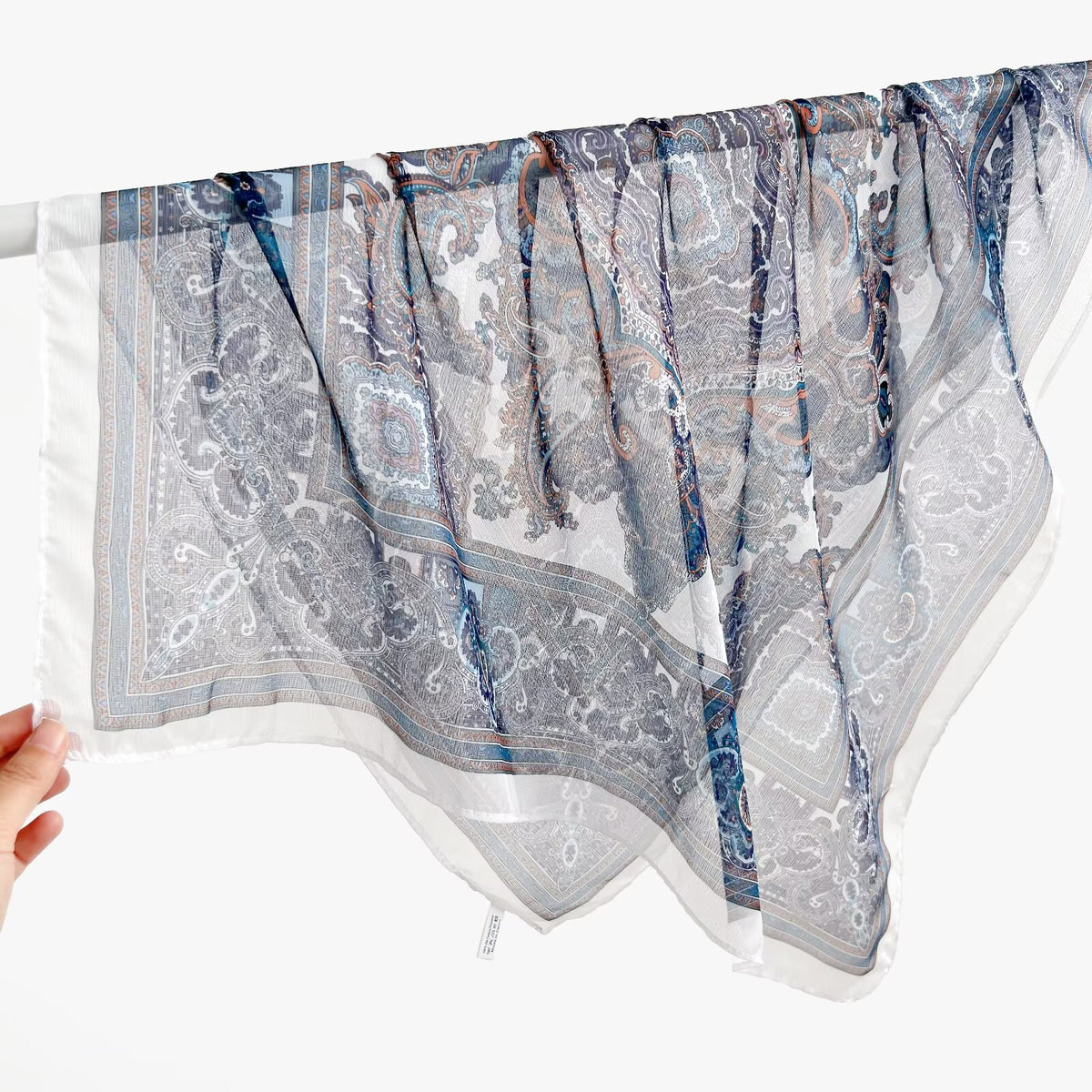 New Breathable Versatile Silk Chiffon Scarf For Women, Also Usable As A Shawl – Premium 0 | RICALOUX