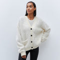 Laid-back Relaxed-fit Knitted Warm Cardigan by Ricaloux