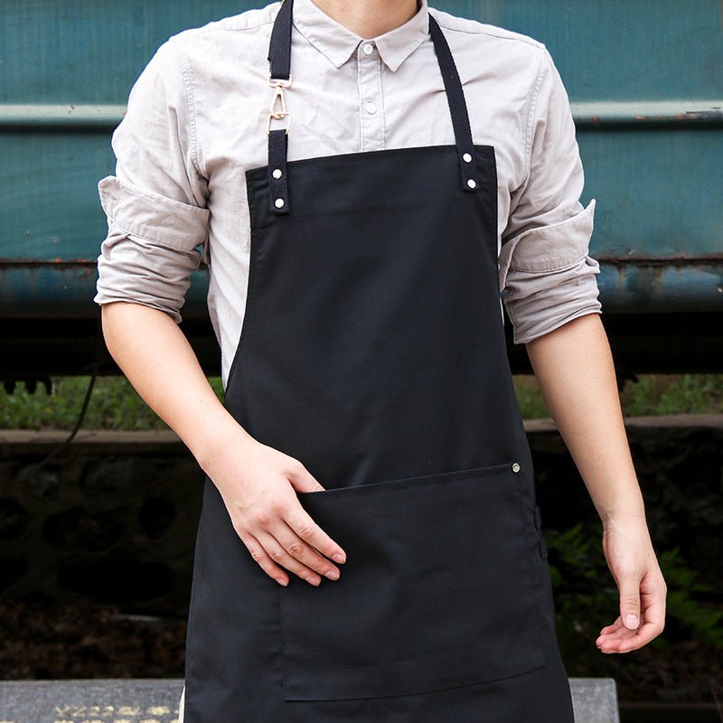 Home Kitchen Cooking Baking Drawing Men's And Women's Canvas Apron - RICALOUX