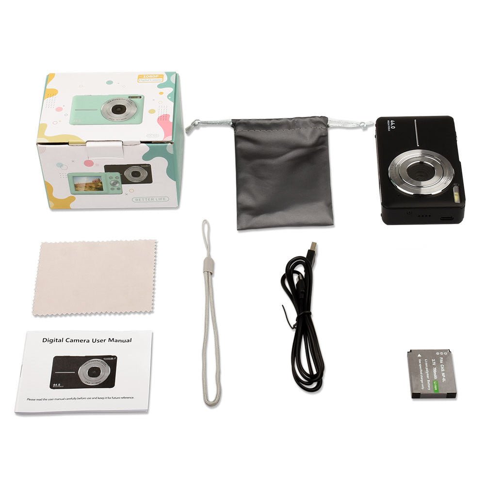 Mini Digital Camera Children's HD Digital Camera Student Mini Digital Camera Boys And Girls Christmas Birthday Gift Children's Entry-level Camera - RICALOUX